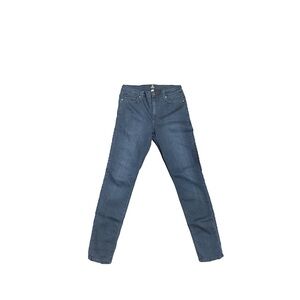 Just Black Denim Blue Boyfriend Mid Rise Stretch Jeans